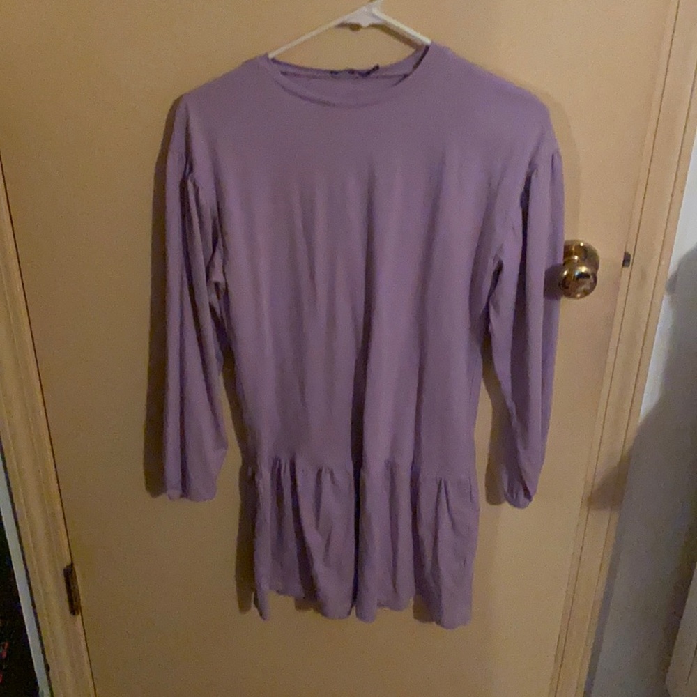 Purple nasty gal tshirt dress